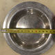 Hollow / hollow plate plates in silver metal Ercuis
