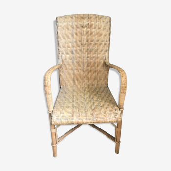 Wicker armchair