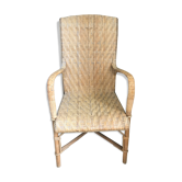 Fauteuil en osier