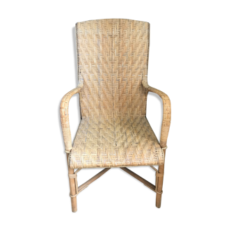 Wicker armchair