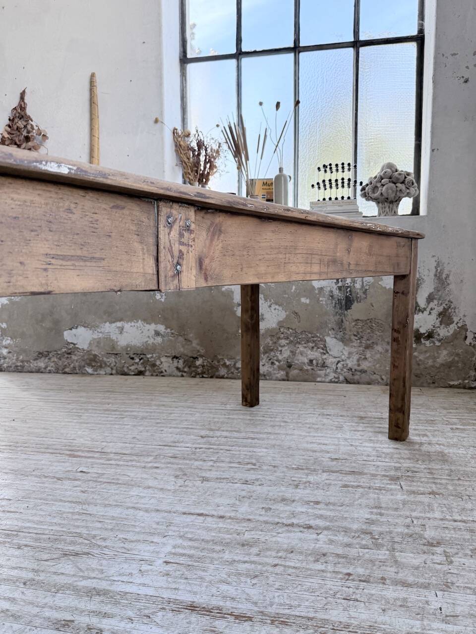 Farm table in pine 1950 250cm