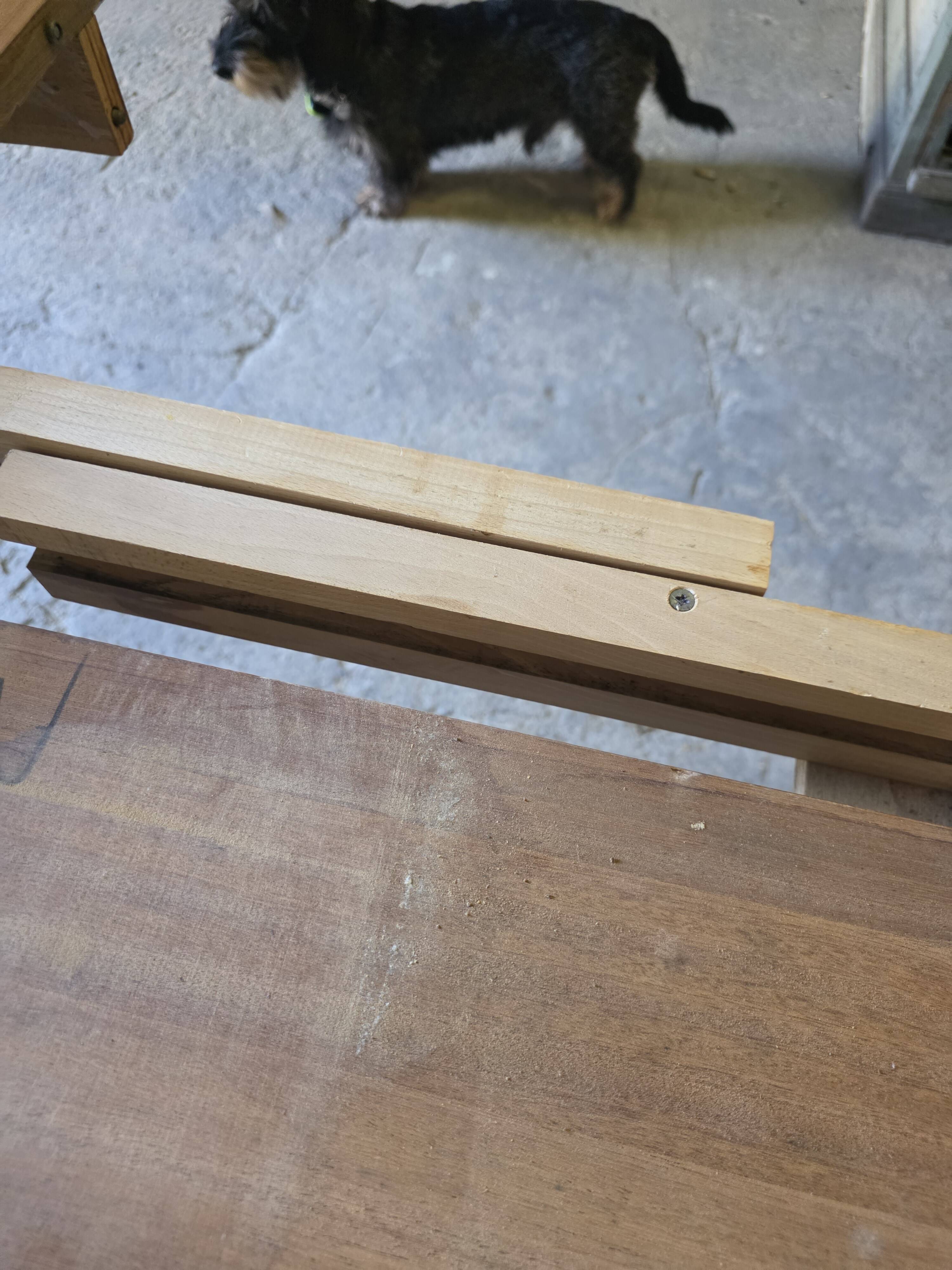 Table extensible Baumann en teck des années 60, (2 rallonges)