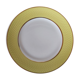 French vintage Orchies flat plates from Moulin des Loups