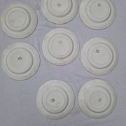 Lot De 8 Assiettes Plates Manufacture Salins