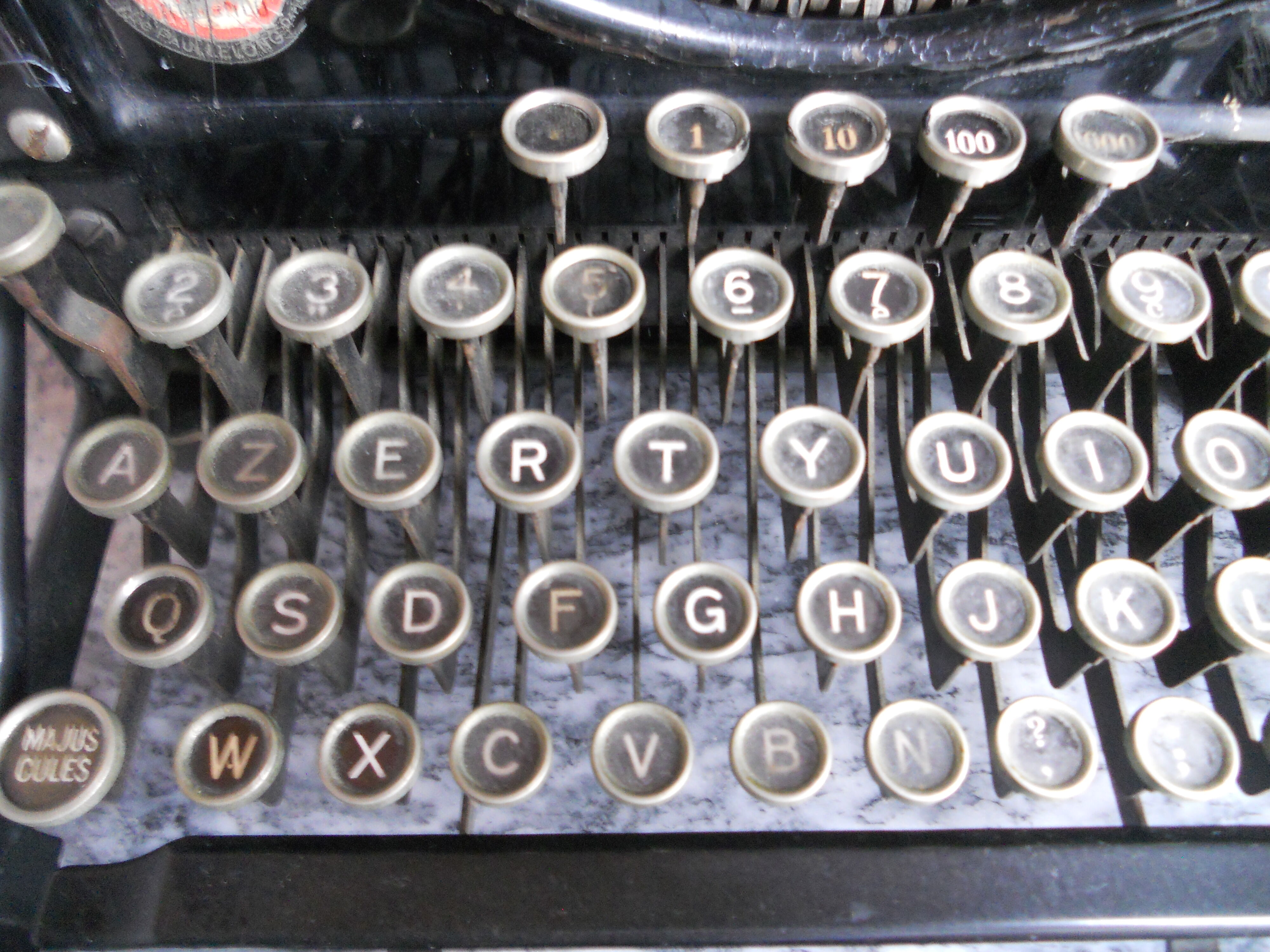 Underwood typewriter