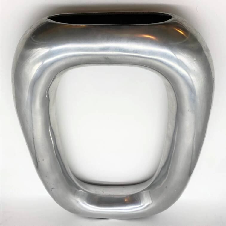 Big “Donuts” XXL vase / Cast aluminum, 1970s