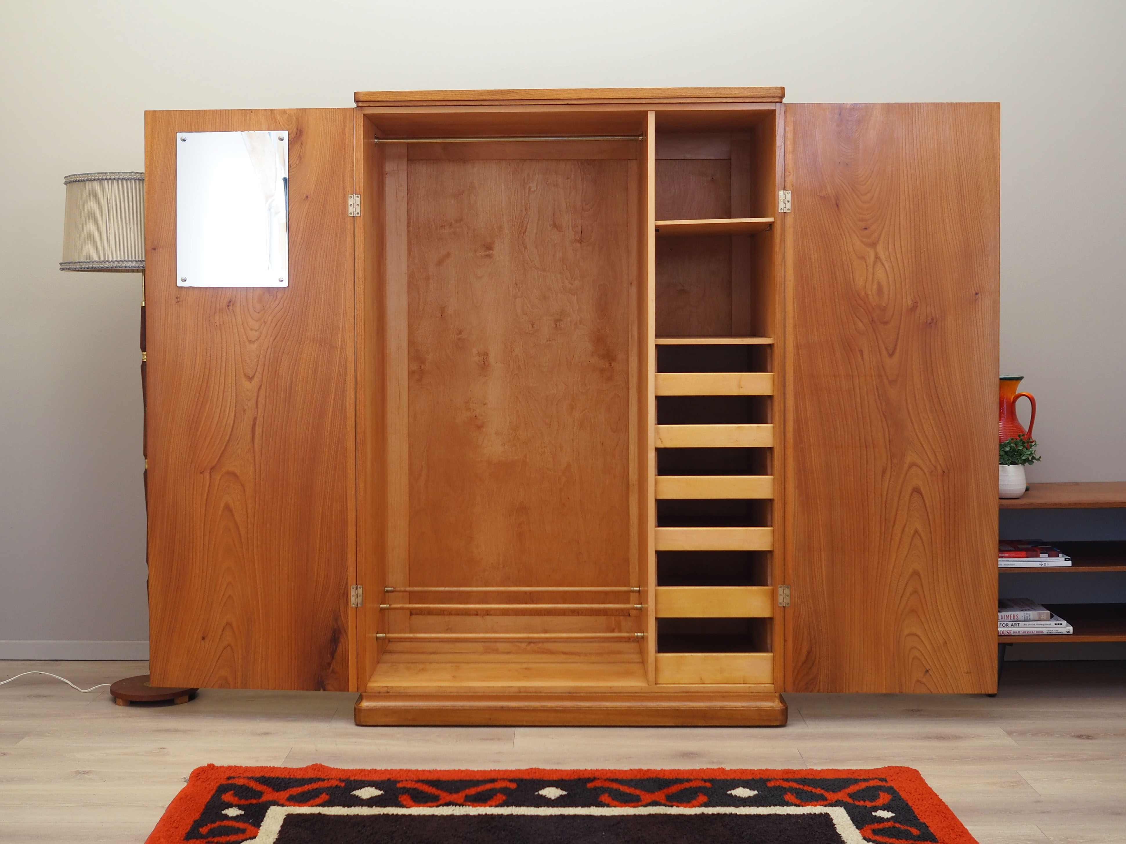 Oak wardrobe, Danish design, 1960s, production: Sweden