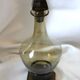 Black smoked glass carafe