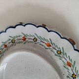 Covered cheese dish in Quimper earthenware – late 19th, early 20th century