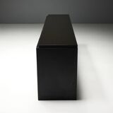 Brutalist Sideboard by De Coene in Stained Oak, Belgium, 1970s