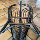 Porte revue rotin