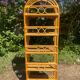 1970s rattan shelf