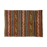 Anatolian handmade kilim rug 192 cm x 144 cm