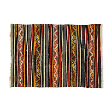 Tapis kilim artisanal anatolien 192 cm x 144 cm