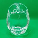 Cendrier hibou en cristal