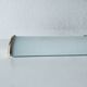 Brass and glass wall light