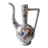 Vintage ewer design Martres Tolosane/Decor Moustiers earthenware. Produced in "Limited Edition"