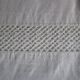 Old cotton curtain: 300x220cm with embroidered/monogrammed return.