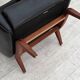 1960s, Danish design by Illum Wikkelsø, armchair, model 110, leather, teak.