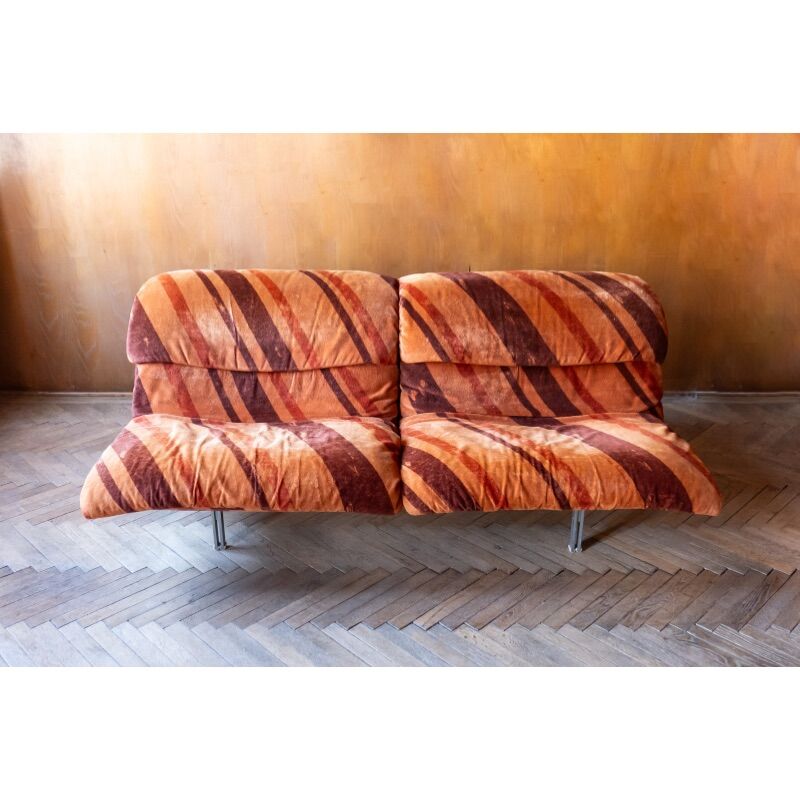 "Wave" canapé by Giovanni Offredi, Italy 1970s