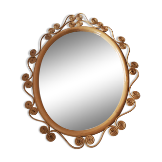 Miroir en rotin 73x58cm