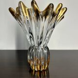 Crystal and gold vase from the 50s