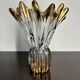 Crystal and gold vase from the 50s