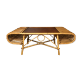 Rattan coffee table