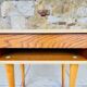 Vintage Scandinavian-style oak bedside table, circa 1960s/1970s