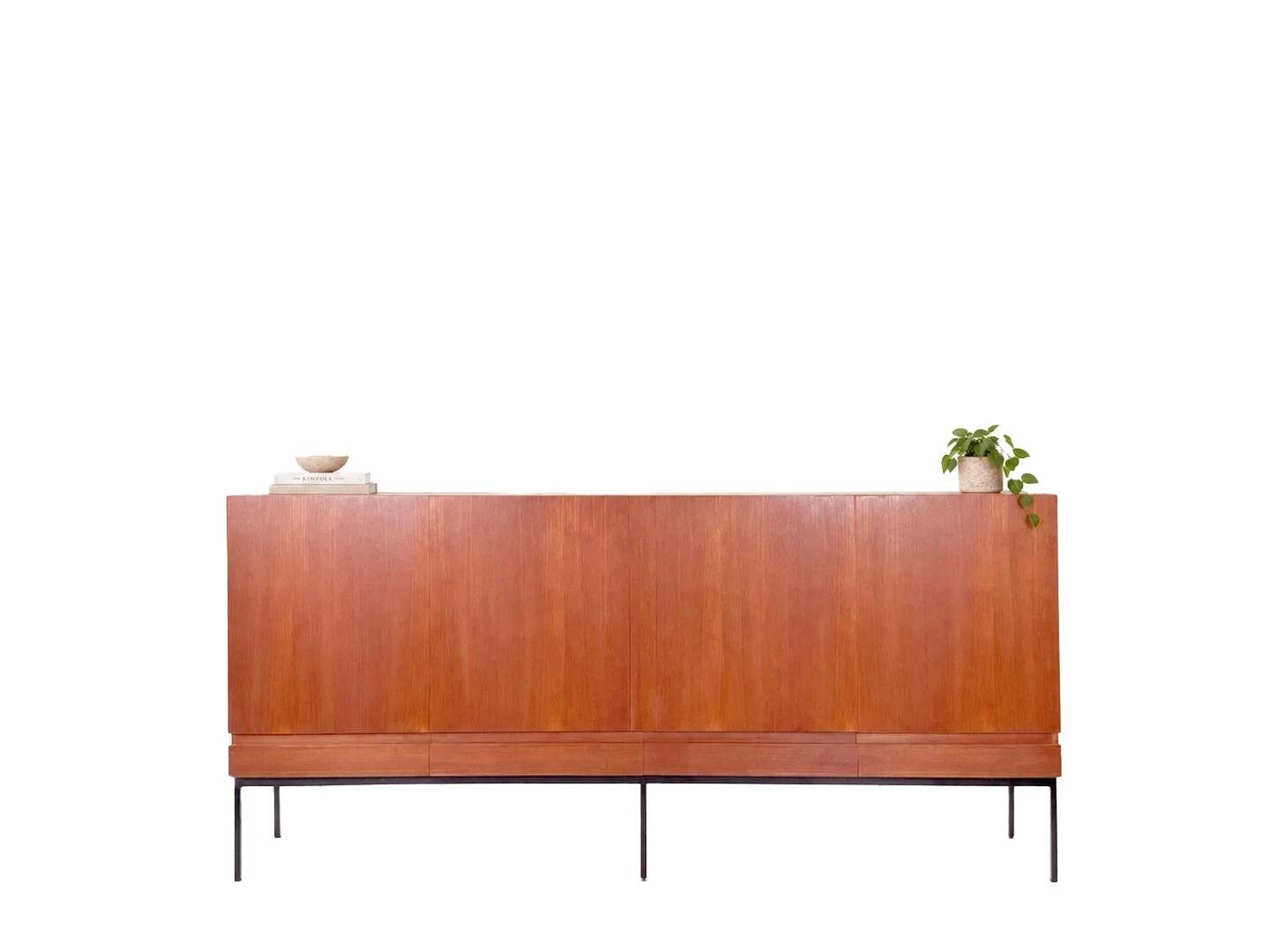 Buffet haut B60 en teck vintage par Dieter Waeckerlin – Behr