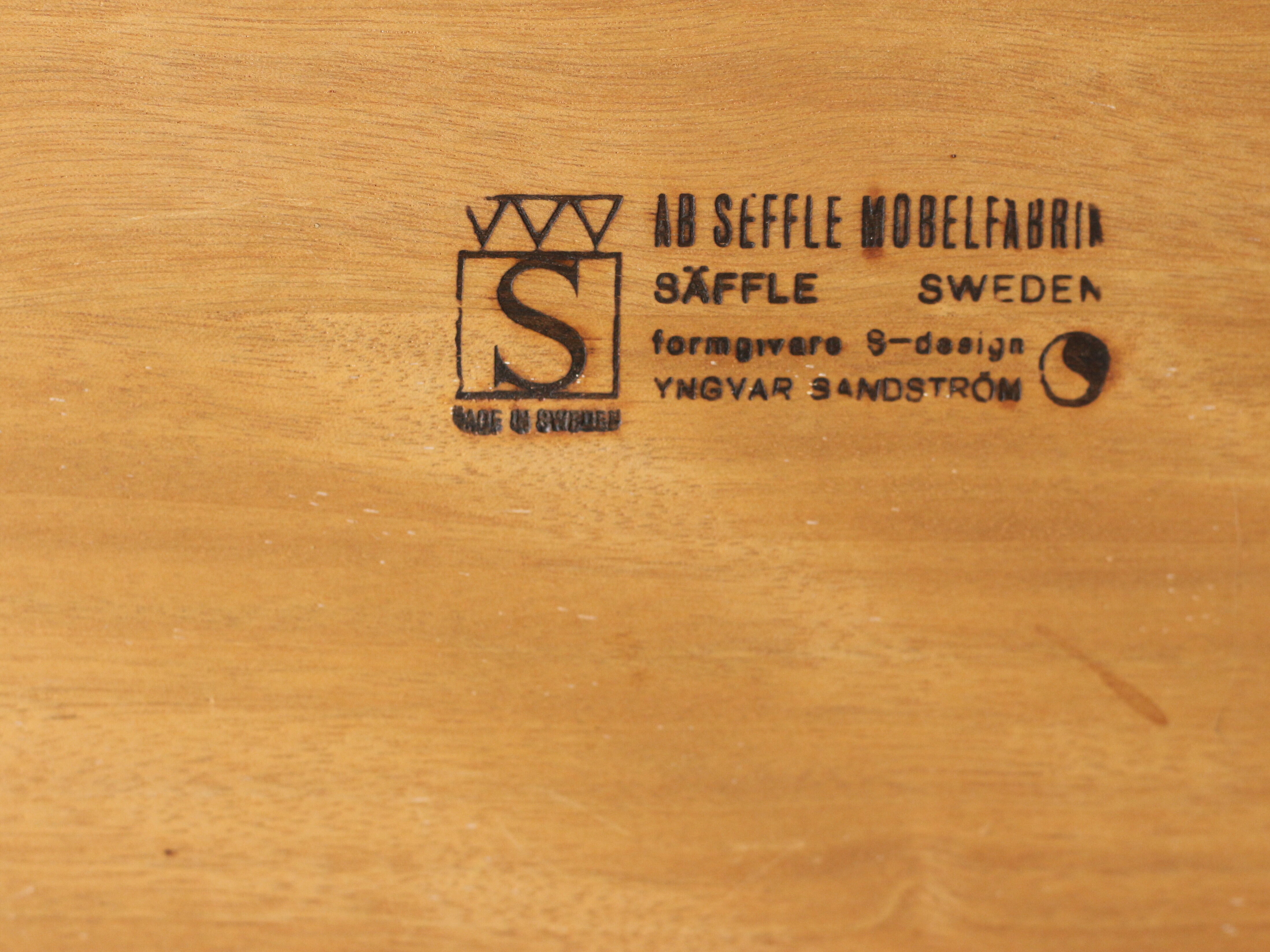 Table basse Mid Century, Suède années 1960