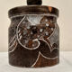 Large ceramic pot with lid by Bernard Buffat
