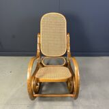 Vintage bentwood rocking chair, 1960s