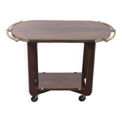 Desserte de service Art Déco en bois de Coromandel 1930