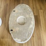 White ceramic console table