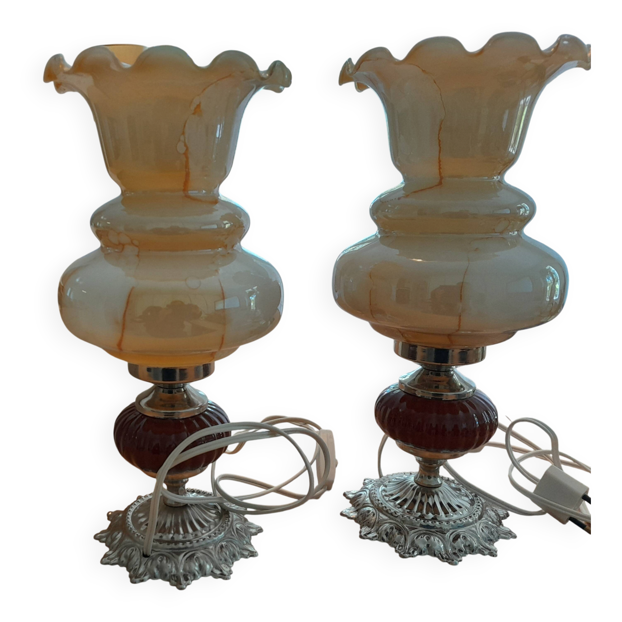 un lot de 2 lampes