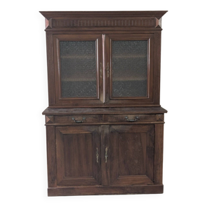 Buffet vitré en bois