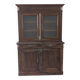 Solid wood display cabinet
