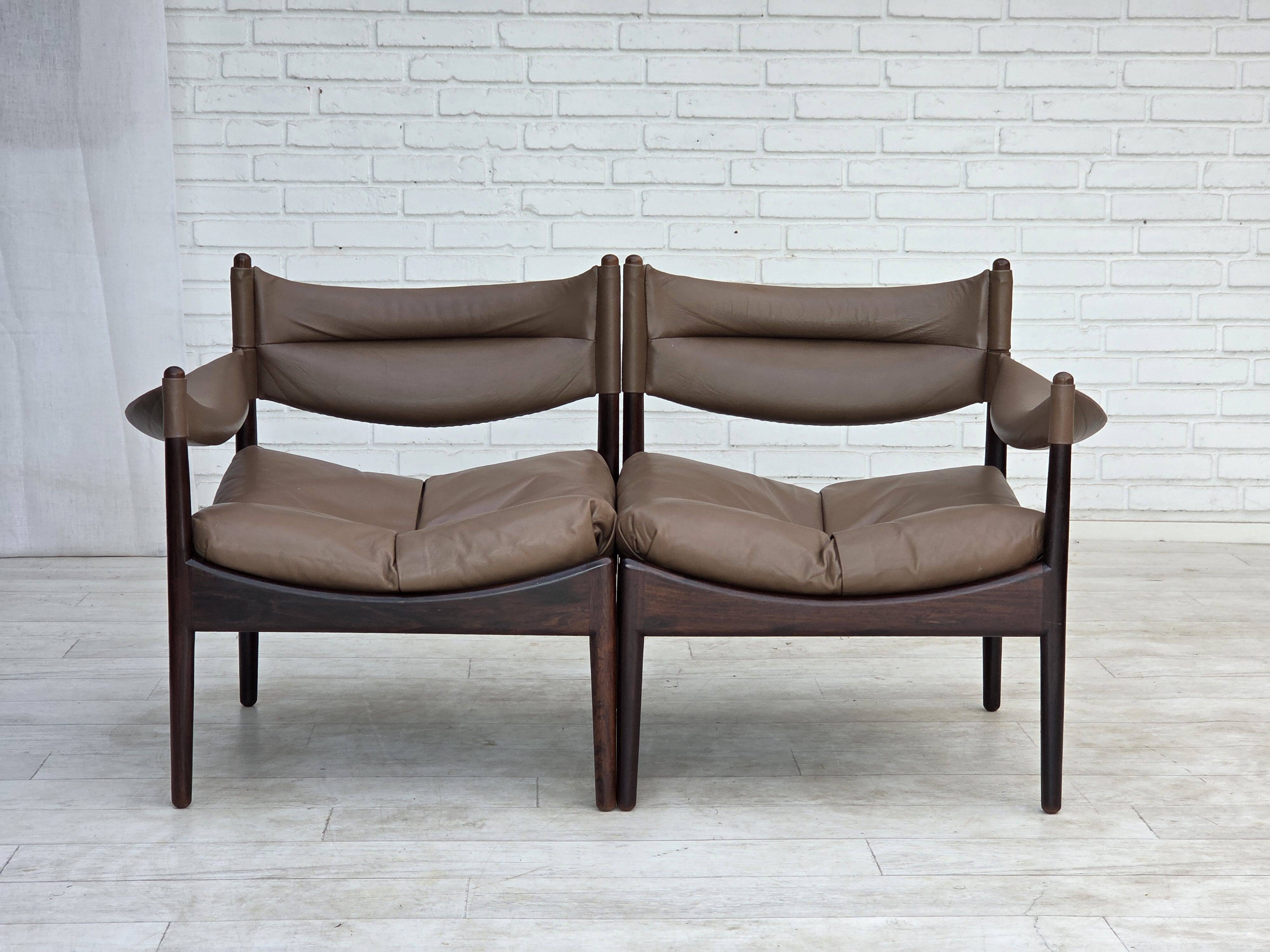 1970s, Danish design by Kristian Vedel, modular sofa, model Modus.