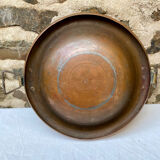 Hammered Villedieu copper basin