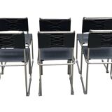 Set of 6 B5/B40 Chairs with Tubular Frame attributed to Marcel Breuer