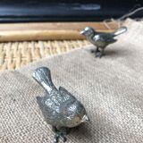 Lot of two metal birds