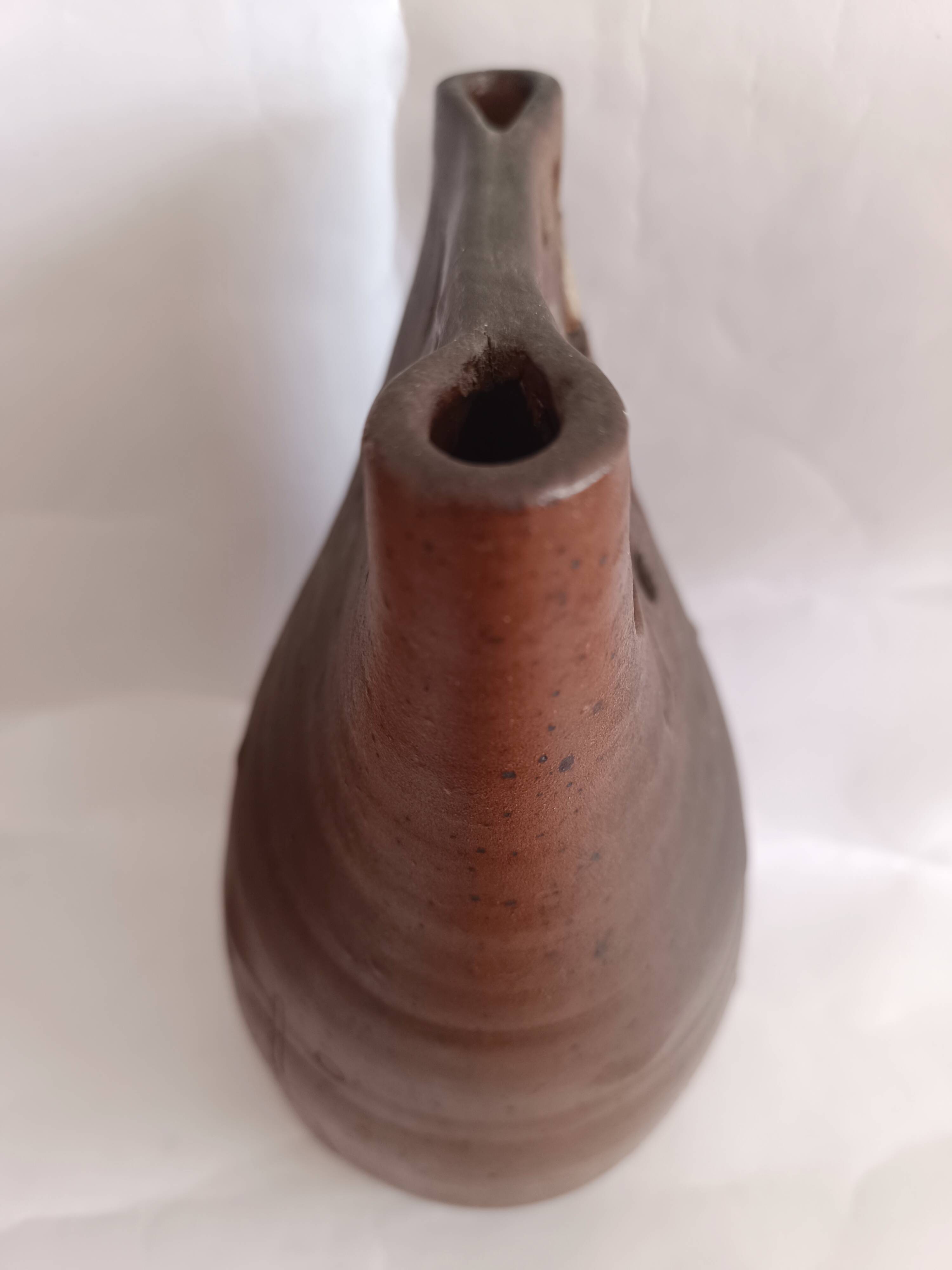 Vase chouette en grès Georges Martin