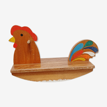 Hen or rocking rooster, made of wood