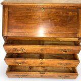 Antique Italian secrétaire in solid walnut, 1920s/1930s.