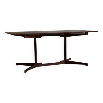 A large wooden desk. Italy 70s