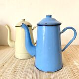 Enameled sheet metal coffee maker