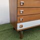 Commode scandinave vintage 1960 Teck & chrome