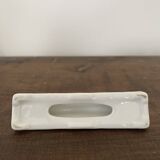 Vintage knife holders of 12, in white wave-shaped porcelain