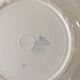 Lot de 6 assiettes creuses porcelaine opaque fleurs